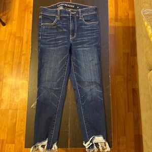 American Eagle high waist cropped jeggings